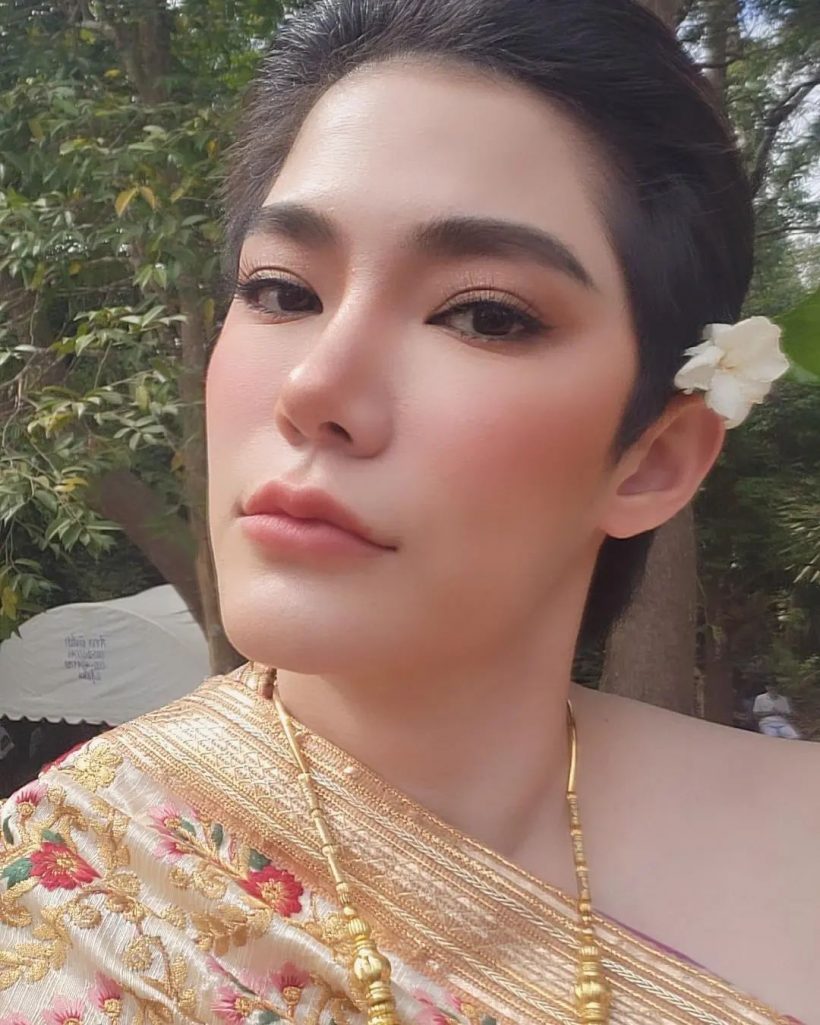 ขยี้ตารัวๆ ติ๊นา ศุภนาฎ สลัดลุคสาวหล่อ ใส่ชุดไทยสวยเจิดจรัส