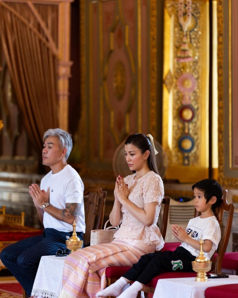 เปิดบรรยากาศทำบุญวันเกิด ทายาทพันล้าน เอ็นดูพาลูกโป่งเข้าวัด