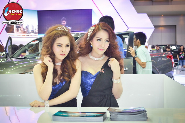 สวยแบ๊ว! โดนใจ กับสาวสวยจาก Mitsubishi