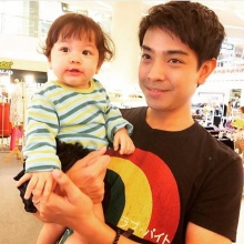 บอล วิทวัส กับ ลูกสาวตัวน้อย