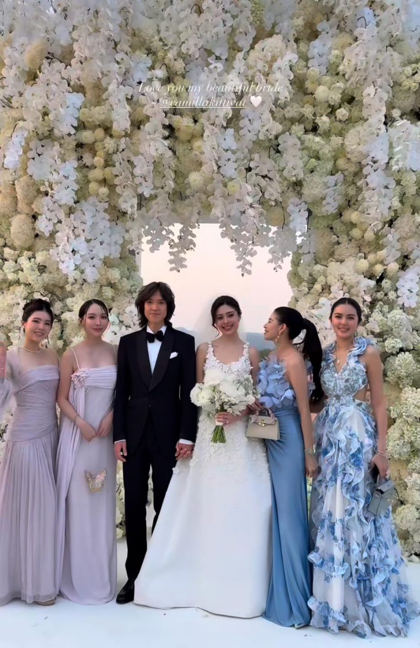 บรรยากาศฉลองแต่งงาน มิลลี่-ระฟ้า ลูกอากู๋ หวานฟุ้งโรแมนติกสุดๆ