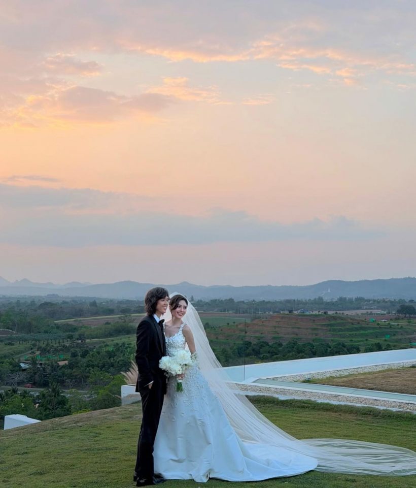 บรรยากาศฉลองแต่งงาน มิลลี่-ระฟ้า ลูกอากู๋ หวานฟุ้งโรแมนติกสุดๆ