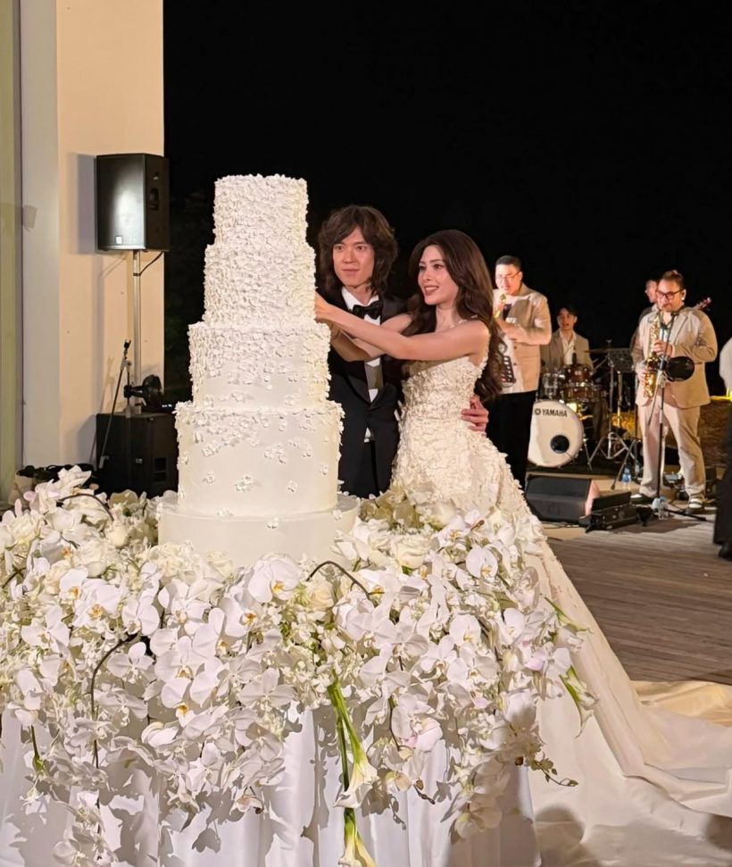 บรรยากาศฉลองแต่งงาน มิลลี่-ระฟ้า ลูกอากู๋ หวานฟุ้งโรแมนติกสุดๆ