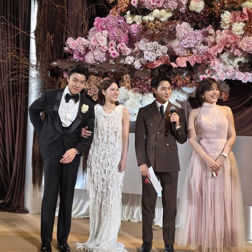 สิ้นสุดทางแฟน! ดาราหนุ่มจูงมือเจ้าสาวเข้าพิธีวิวาห์แล้ว