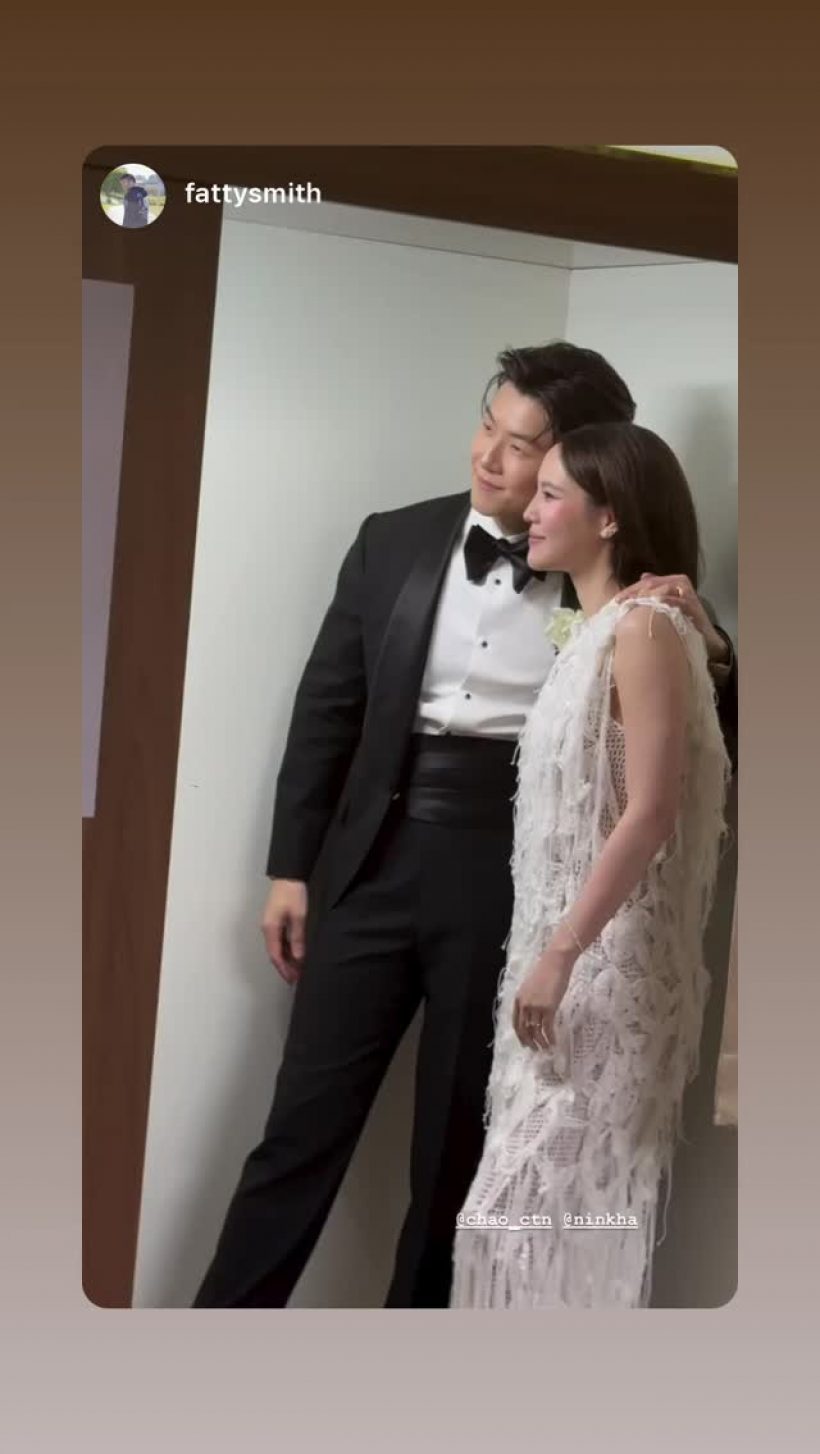 สิ้นสุดทางแฟน! ดาราหนุ่มจูงมือเจ้าสาวเข้าพิธีวิวาห์แล้ว