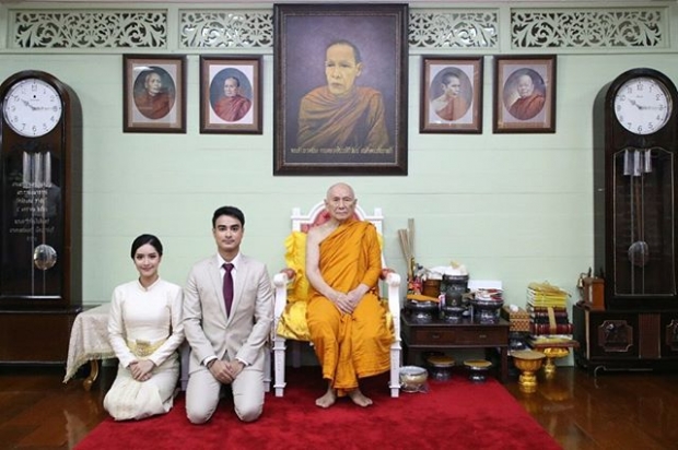 “แพร ณัฏฐธิดา” ควงว่าที่สามี! เข้าพิธีรับ “น้ำพระพุทธมนต์“ จากสมเด็จพระสังฆราช 