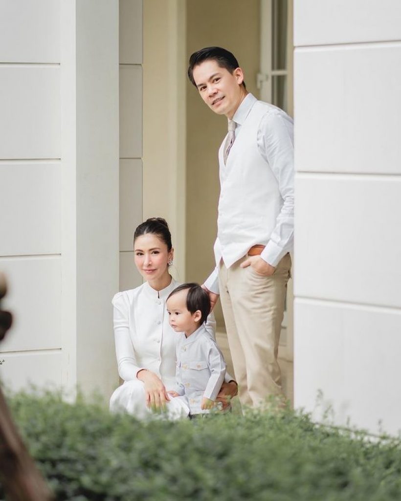 ส่องความน่ารัก น้องกวินท์ กับลุคชุดไทย ทำบุญวันครบรอบคุณย่า