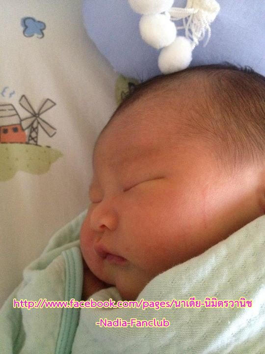 ภาพลูกชายของนาเดีย-คุณภิน่ารักน่าชังมากๆ