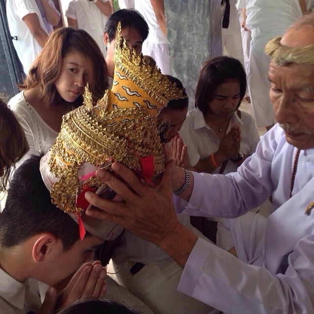 บรรยากาศพิธีครอบครูของ ช่อง 7