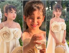 น้องอารยา ลูกสาว กวาง ฟ้ารุ่ง เด็กอะไรยิ่งโตยิ่งสวย
