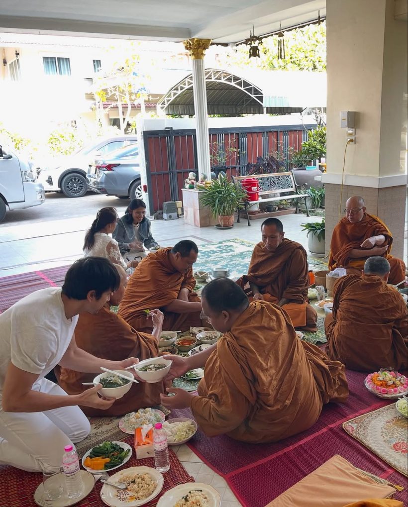 ณเดชน์ เปิดบ้านขอนแก่นทำบุญใหญ่ พ่อมัคนายกคนนี้หล่อไม่เบา