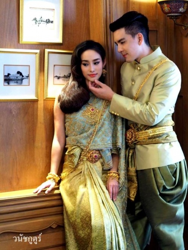 พรีเวดดิ้งรึเปล่า!? นิว - นาว สวยหล่อในชุดไทย...