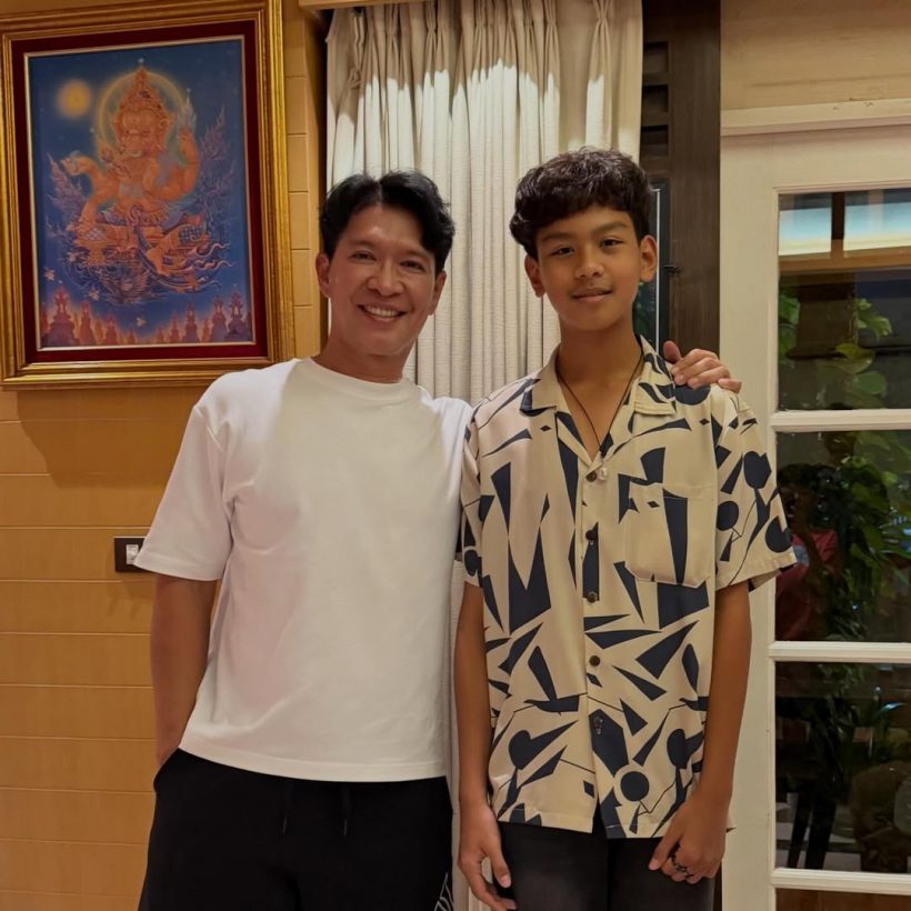 โตเป็นหนุ่มแล้ว น้องมาร์ค ลูกชายเมฆ วินัย สูงหล่อเด่นมาแต่ไกล