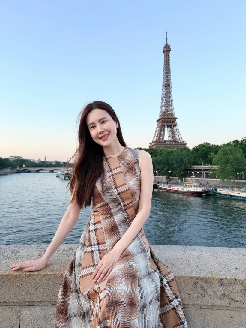 หยุดดูไม่ได้! เซ็ตภาพเจี๊ยบพิจิตตรา ที่ปารีส สวยละมุน