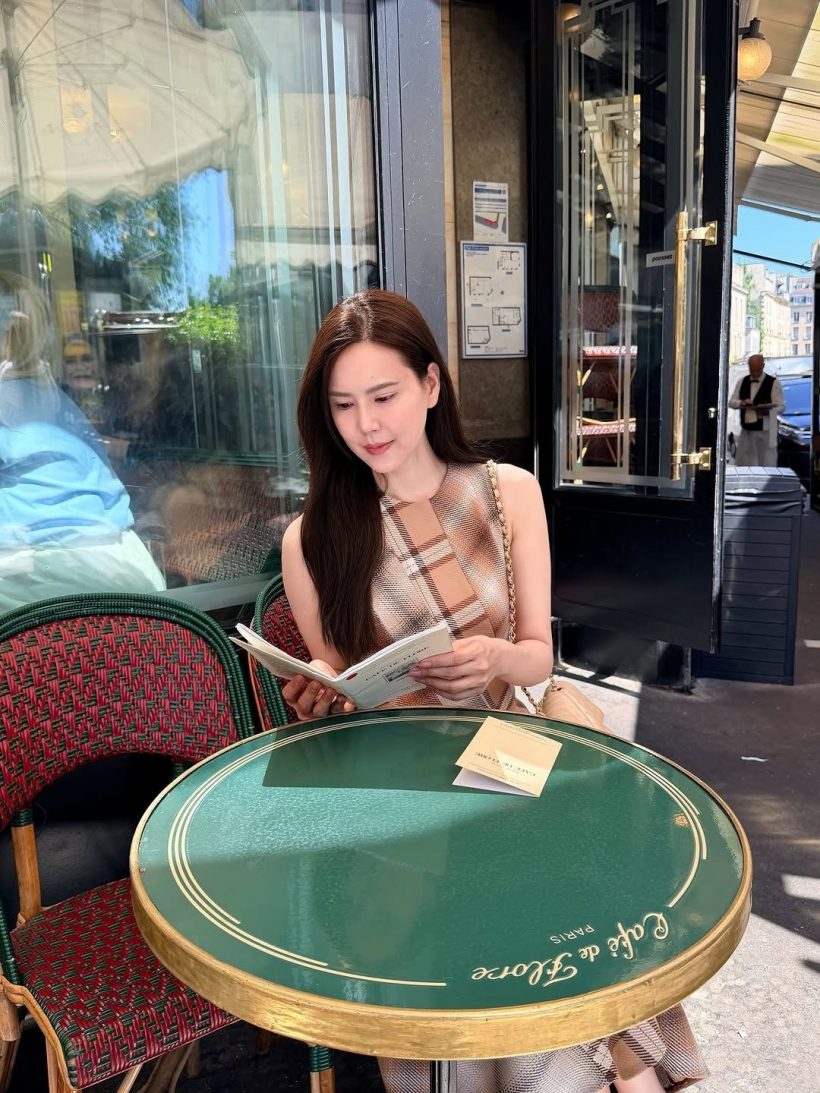 หยุดดูไม่ได้! เซ็ตภาพเจี๊ยบพิจิตตรา ที่ปารีส สวยละมุน