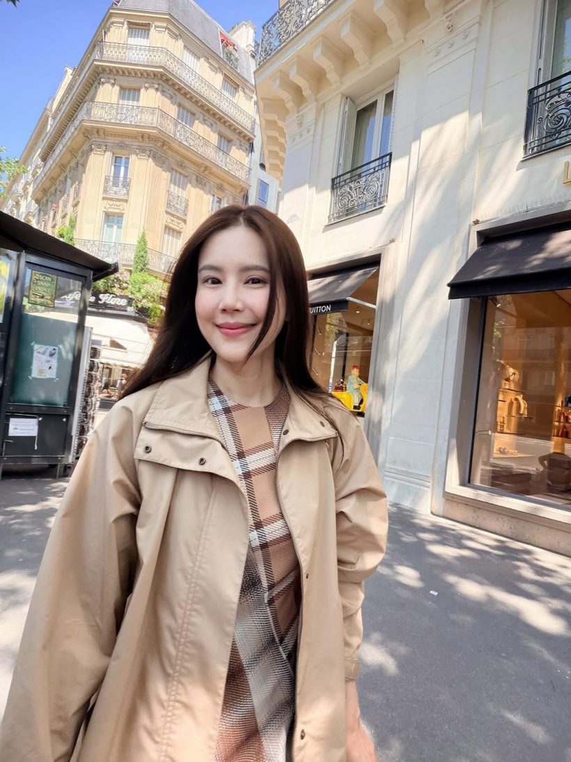 หยุดดูไม่ได้! เซ็ตภาพเจี๊ยบพิจิตตรา ที่ปารีส สวยละมุน