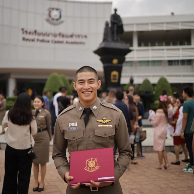 เมินดราม่าใช้เส้นสาย ภาพล่าสุด พัตเตอร์ ในชุดตำรวจเต็มยศ 