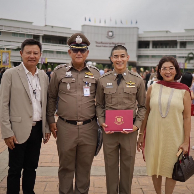 เมินดราม่าใช้เส้นสาย ภาพล่าสุด พัตเตอร์ ในชุดตำรวจเต็มยศ 