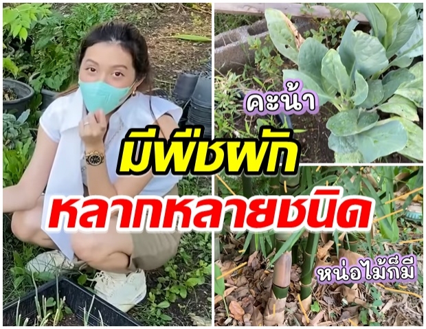 ตระการตา!! มิว นิษฐา พาทัวร์สวนผักแปลงใหญ่ ปลูกไว้ให้กับลูกสาว