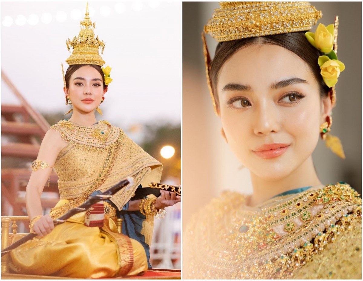 ออร่าจับ! ปราง กัญญ์ณรัณ เเปลงโฉมเป็น นางสงกรานต์ปี65 สวยมากเพลินตา