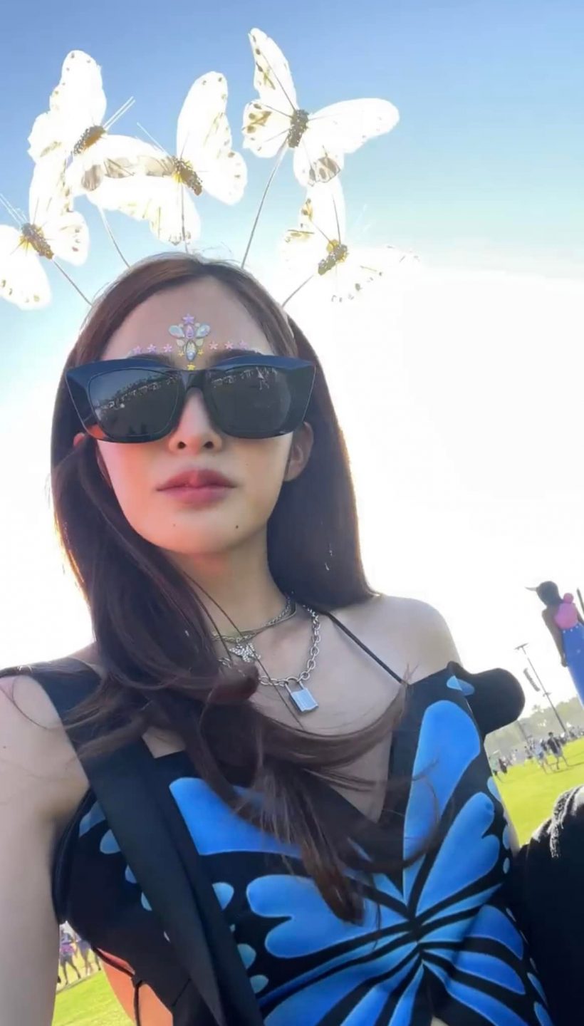 ส่องลุคเฟี้ยว อีกหนึ่งสาวไทย ในเทศกาลดนตรีระดับโลกCoachella 2022 