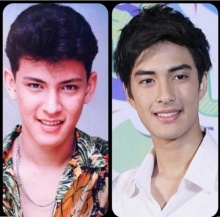 เหมือนเป๊ะ!สุดหล่อ เนตั้น นาธาน  รามณรงค์ กับคุณพ่อ วัยหนุ่ม!