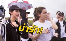 แฟนคลับกรี๊ดลั่น! มิ้นต์ - คิม กับโมเม้นต์น่ารัก ควงกันเป็นจิตอาสา ทำความดี