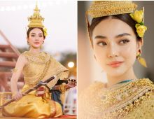 ออร่าจับ! ปราง กัญญ์ณรัณ เเปลงโฉมเป็น นางสงกรานต์ปี65 สวยมากเพลินตา