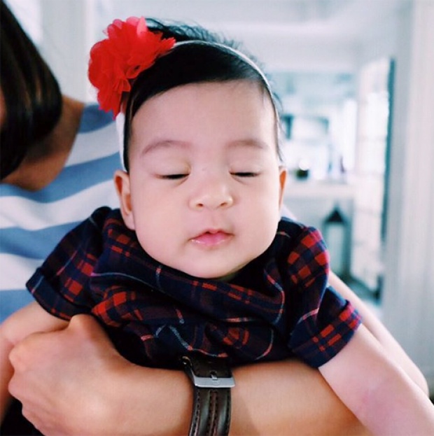 น้องกาย่า ลูกแม่เปิ้น-พ่อนิว ตาโต แก้มยุ้ย น่าเอ็นดูจริง ๆ