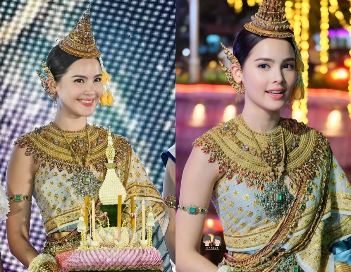 ยลโฉมความสวย ญาญ่า แปลงร่างนางนพมาศอึ้งเอวเหลือ20เซน.