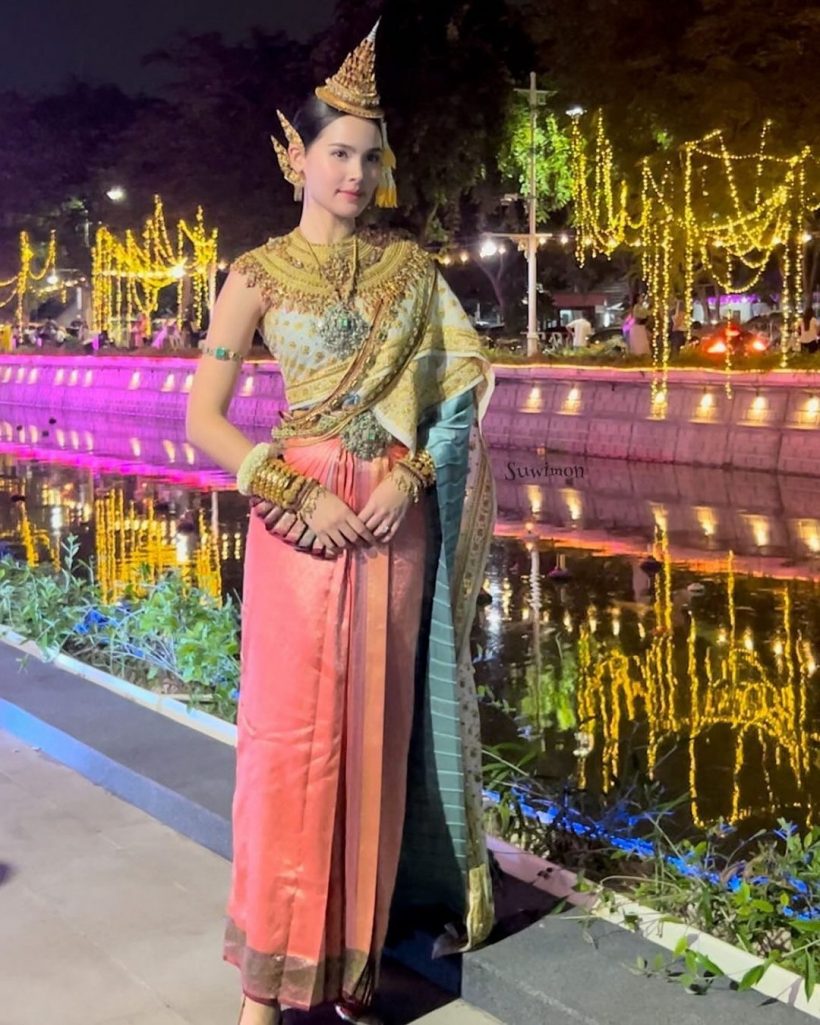 ยลโฉมความสวย ญาญ่า แปลงร่างนางนพมาศอึ้งเอวเหลือ20เซน.