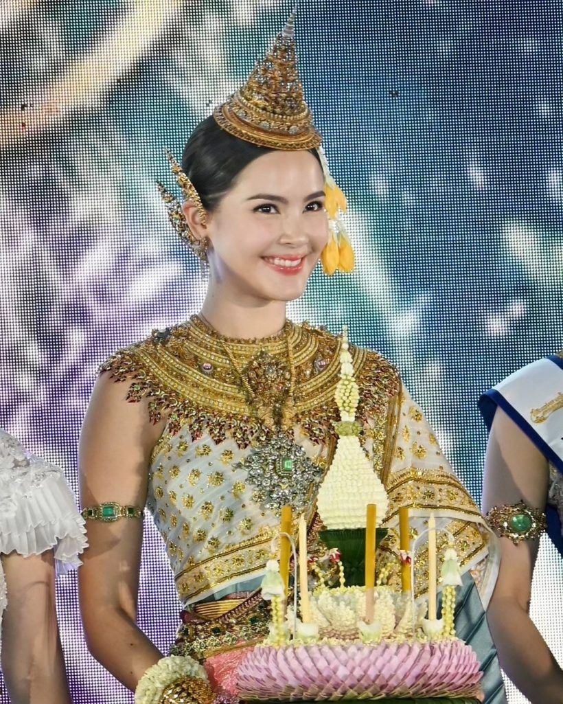 ยลโฉมความสวย ญาญ่า แปลงร่างนางนพมาศอึ้งเอวเหลือ20เซน.