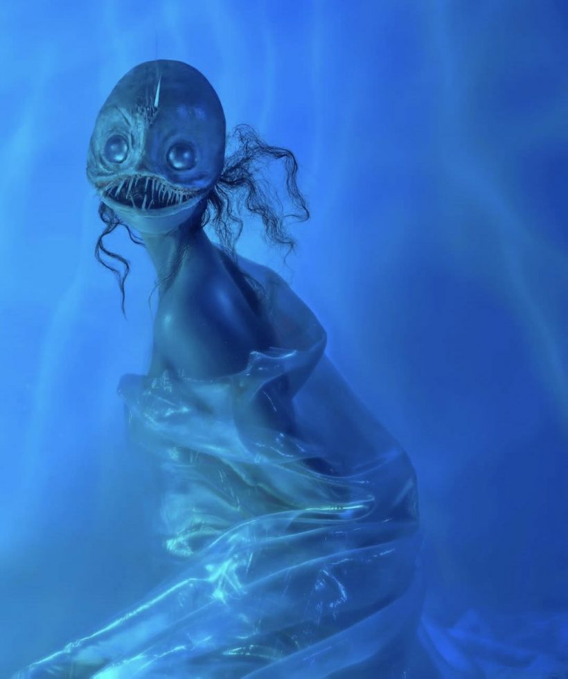 ทำถึงเกิ๊น! ซุปตาร์สาวแหวกแนวแต่งเป็นปลาทะเลน้ำลึก ทายซิใคร?!