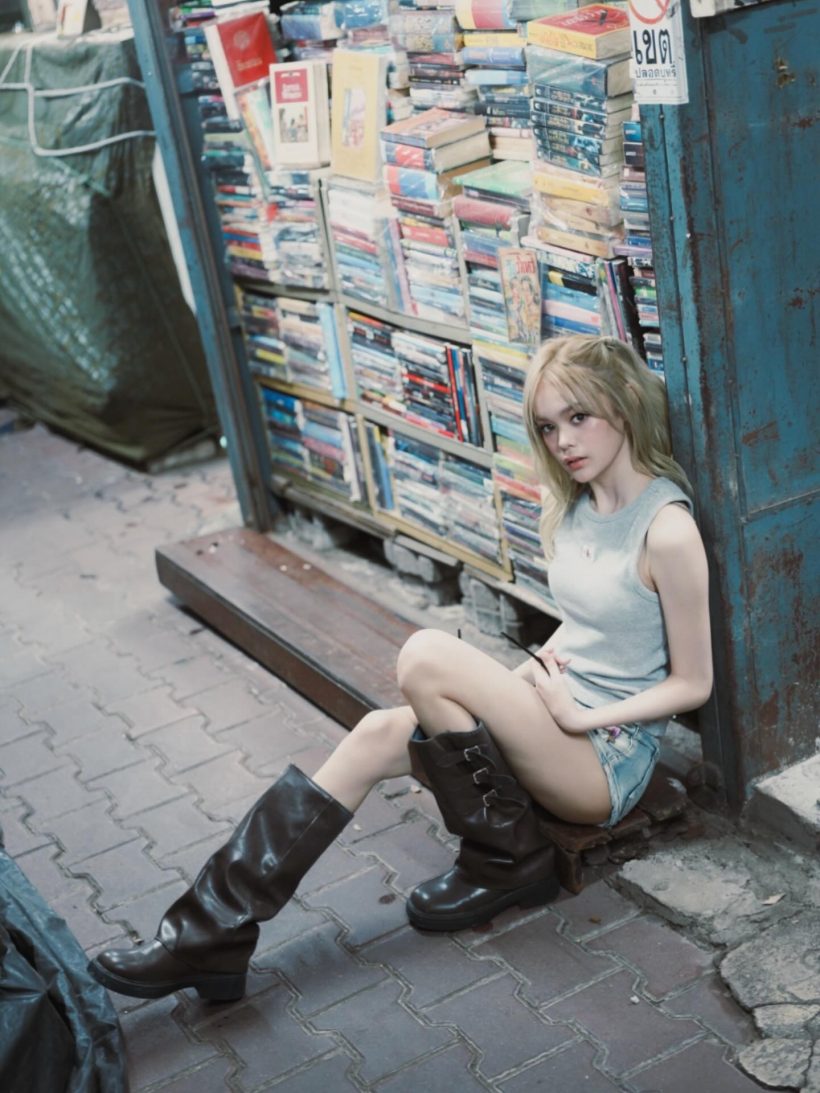 ยอมแล้วลูกสาว! น้องลียา กับลุคสาวบลอนด์ ท่าโพสต์ดาเมจแรงมาก