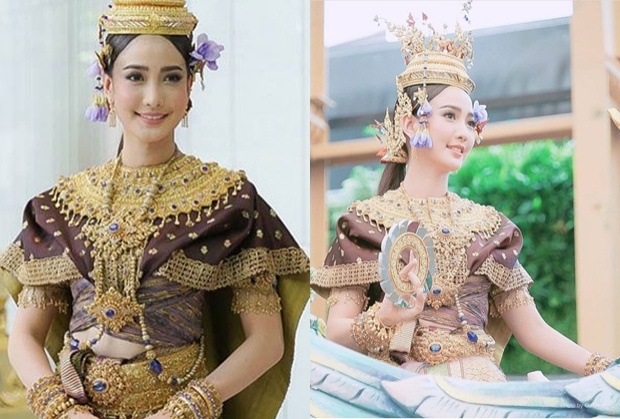 แต้ว งามดุจนางในวรรณคดี สวมบทบาท‘นางสงกรานต์มโหธรเทวี’(คลิป)