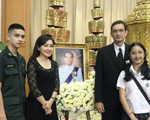 แจงดราม่า! “กวาง กมลชนก” ภาพยิ้มในงานสวดพระอภิธรรมศพคุณพ่อสามี