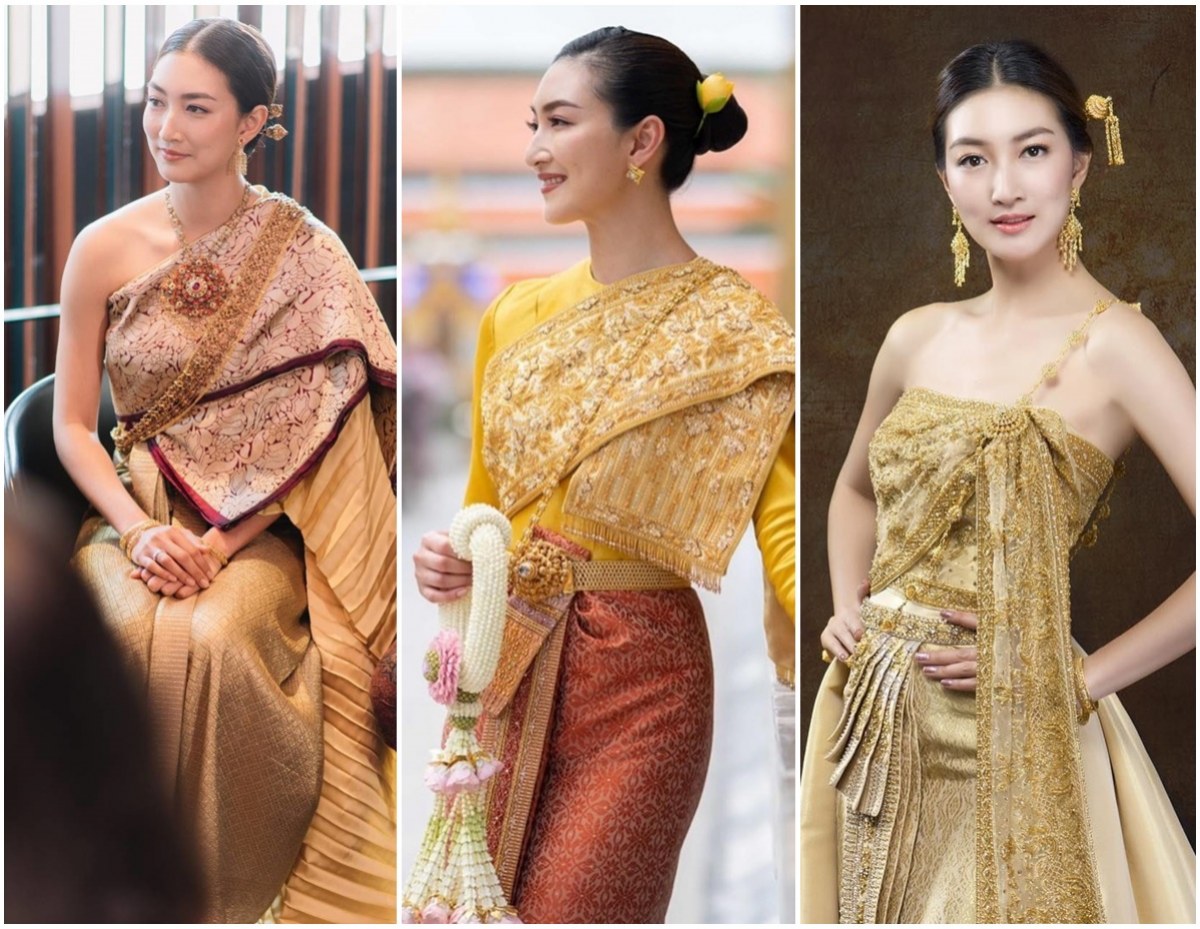 รวม15ภาพ เเพนเค้ก เขมนิจ เป็นนางเอกที่ใส่ชุดไทยเเล้วสวยงามที่สุด