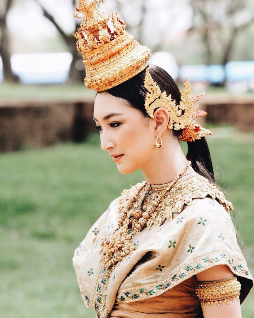 รวม15ภาพ เเพนเค้ก เขมนิจ เป็นนางเอกที่ใส่ชุดไทยเเล้วสวยงามที่สุด