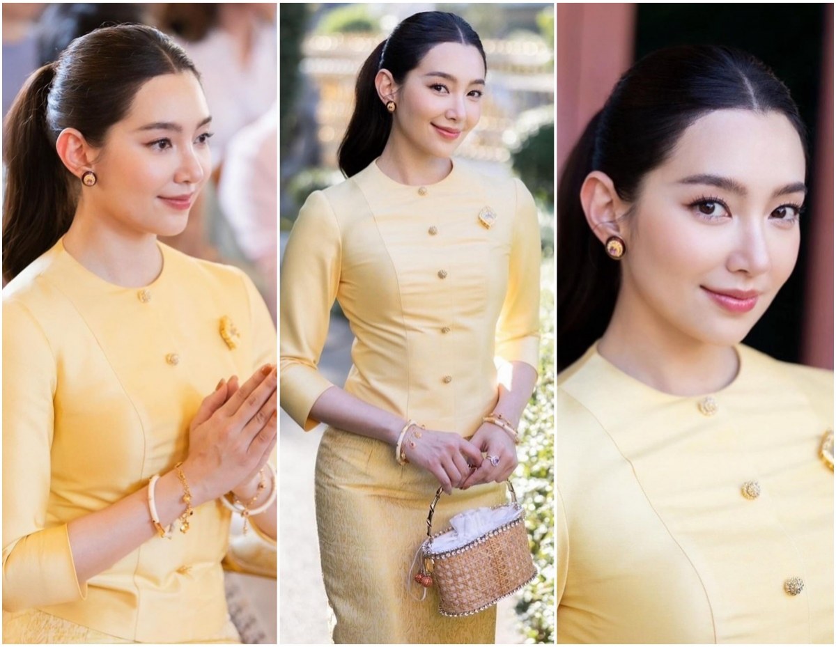 ประมวลภาพ เบลล่า ราณี ที่งานบุญผ้าป่า สวยฟุ้งออร่าคุณนายจับ! 